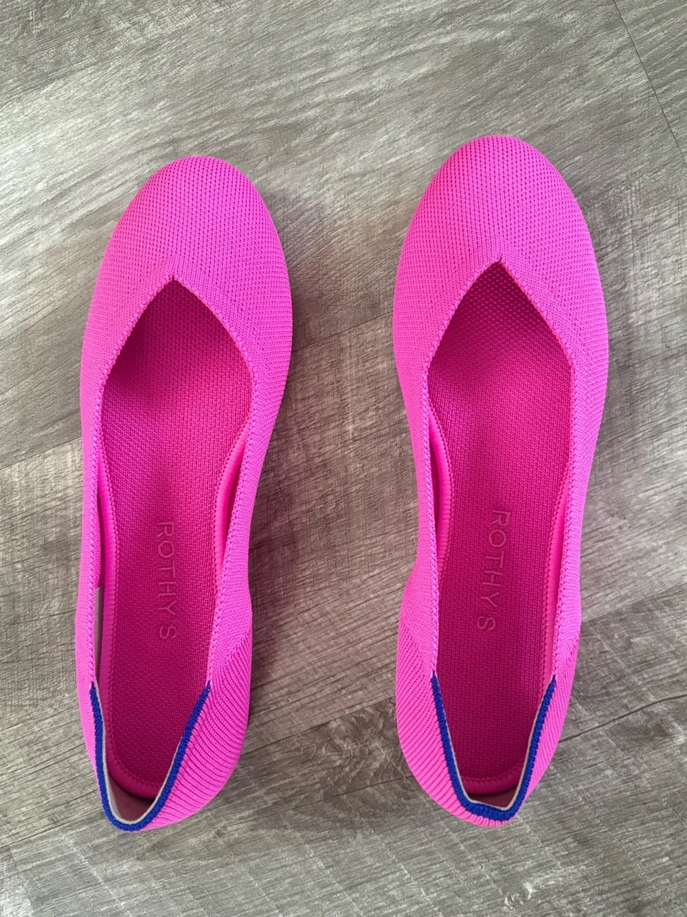 Rothy’s the Flat in dragonfruit size 7.5